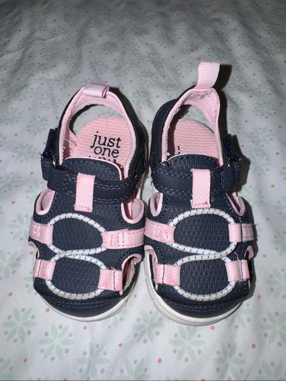 Carter's Navy and Pink Toddler Sport Sandals